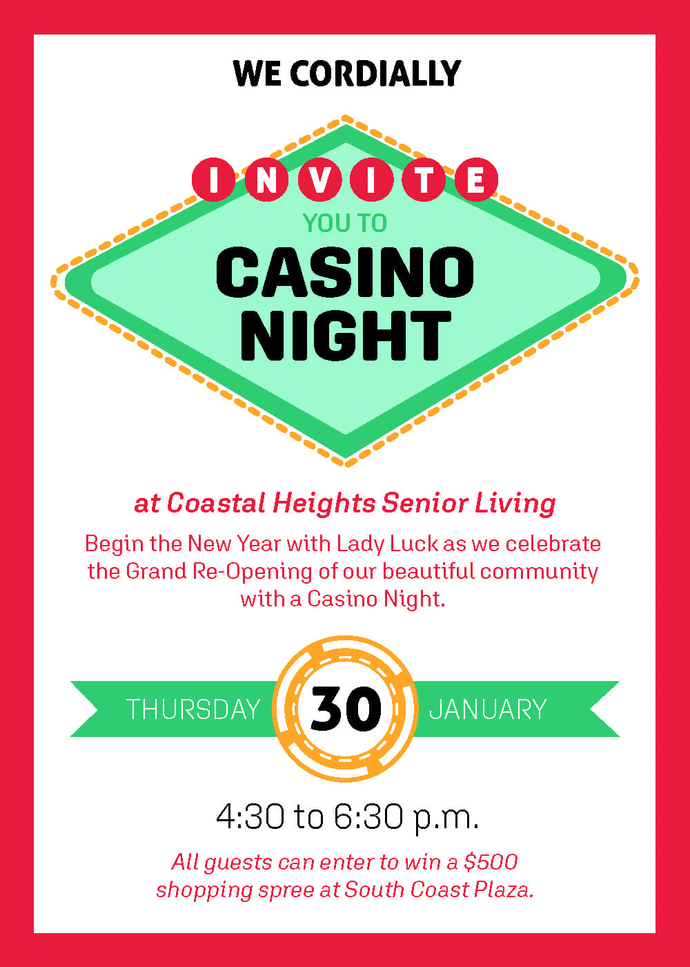 Coastal casino invite Page 1