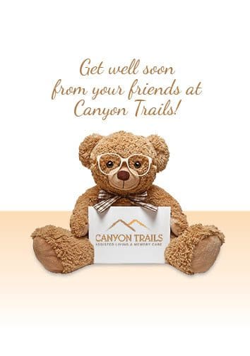 Canyon Trails get well soon card