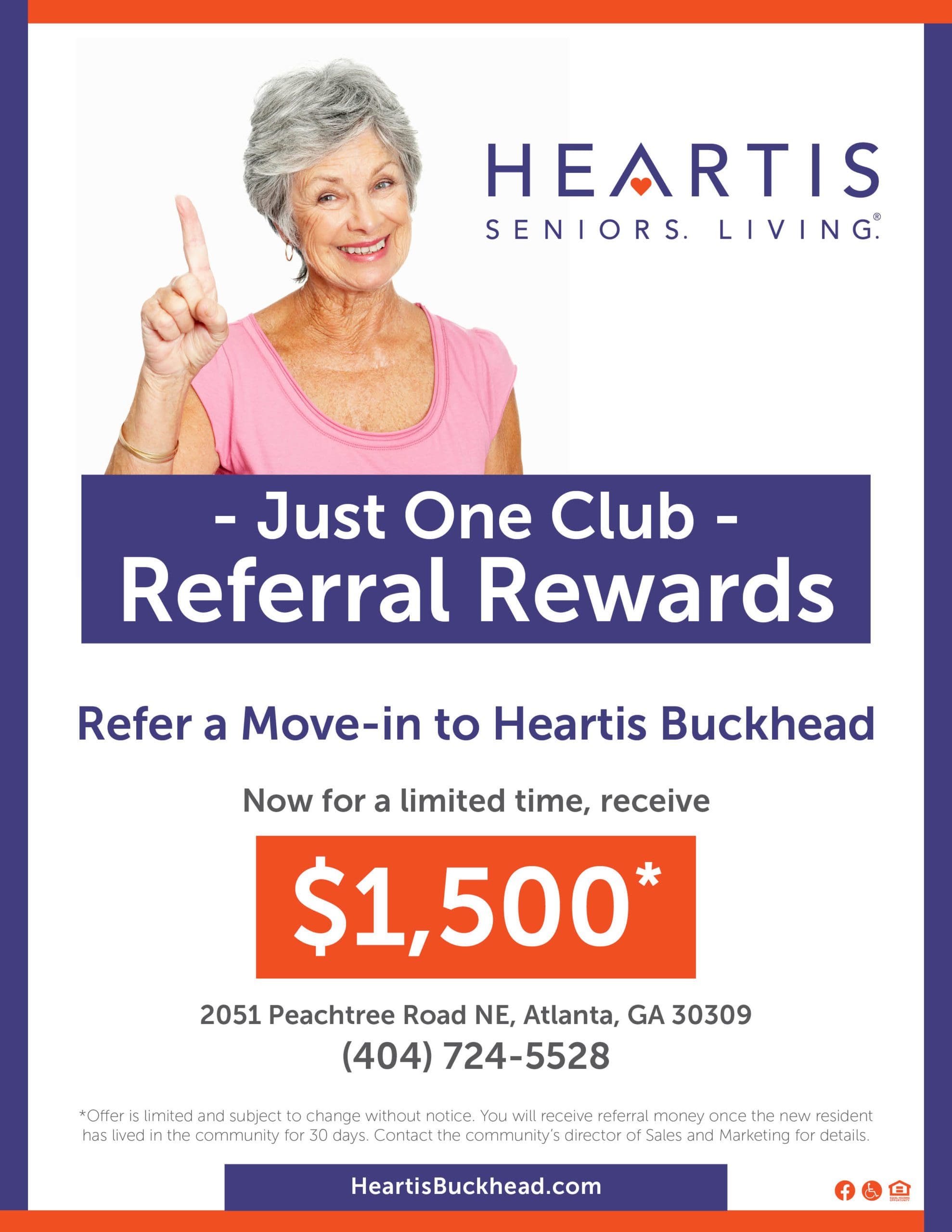 Heartis Buckhead Just One Club flyer