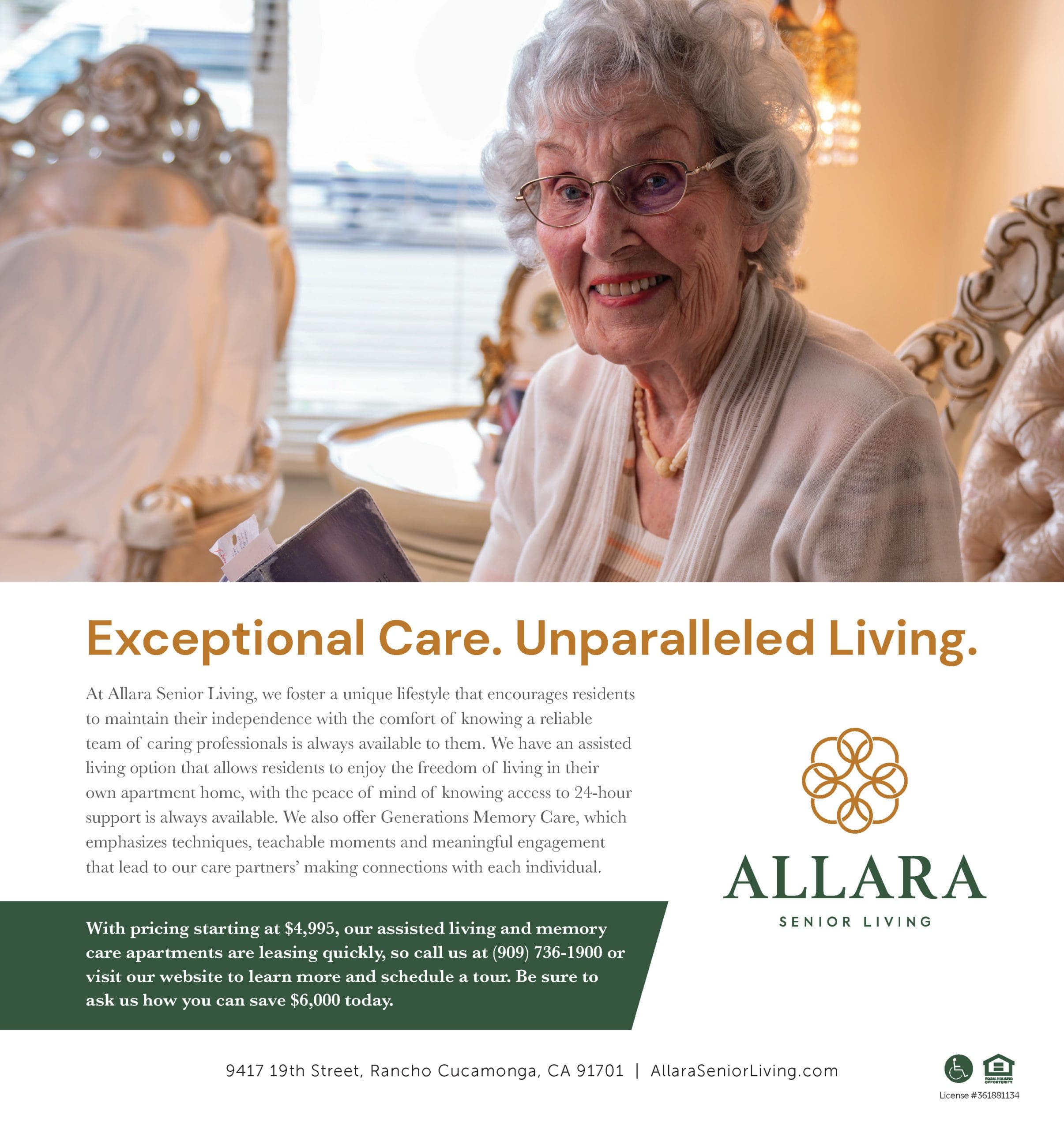 Allara print ad