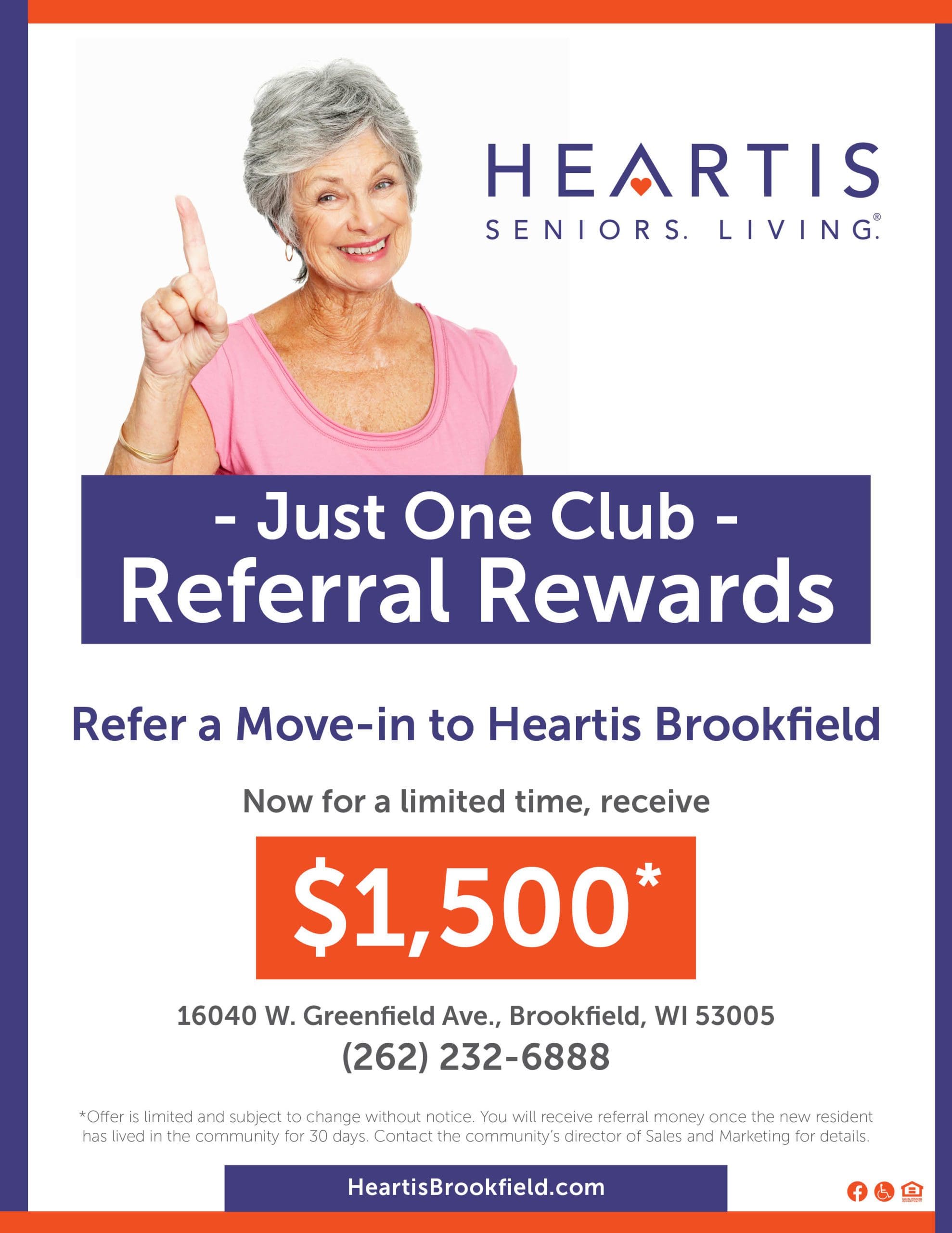 Heartis Brookfield Just One Club flyer