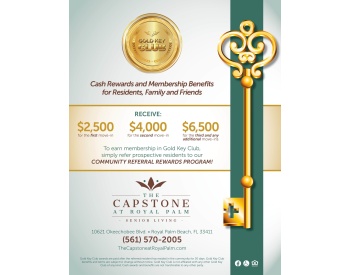Capstone at Royal Palm Gold Key Club flyer
