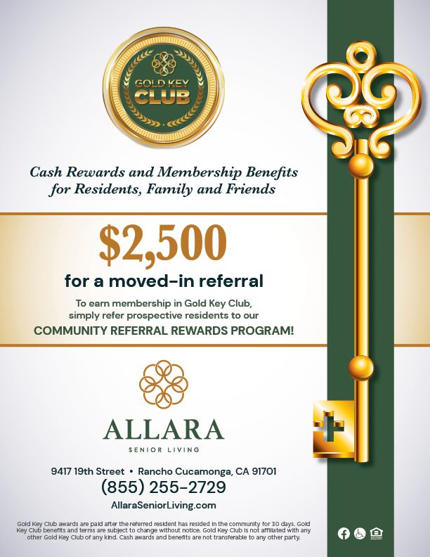 Allara Gold Key Club flyer