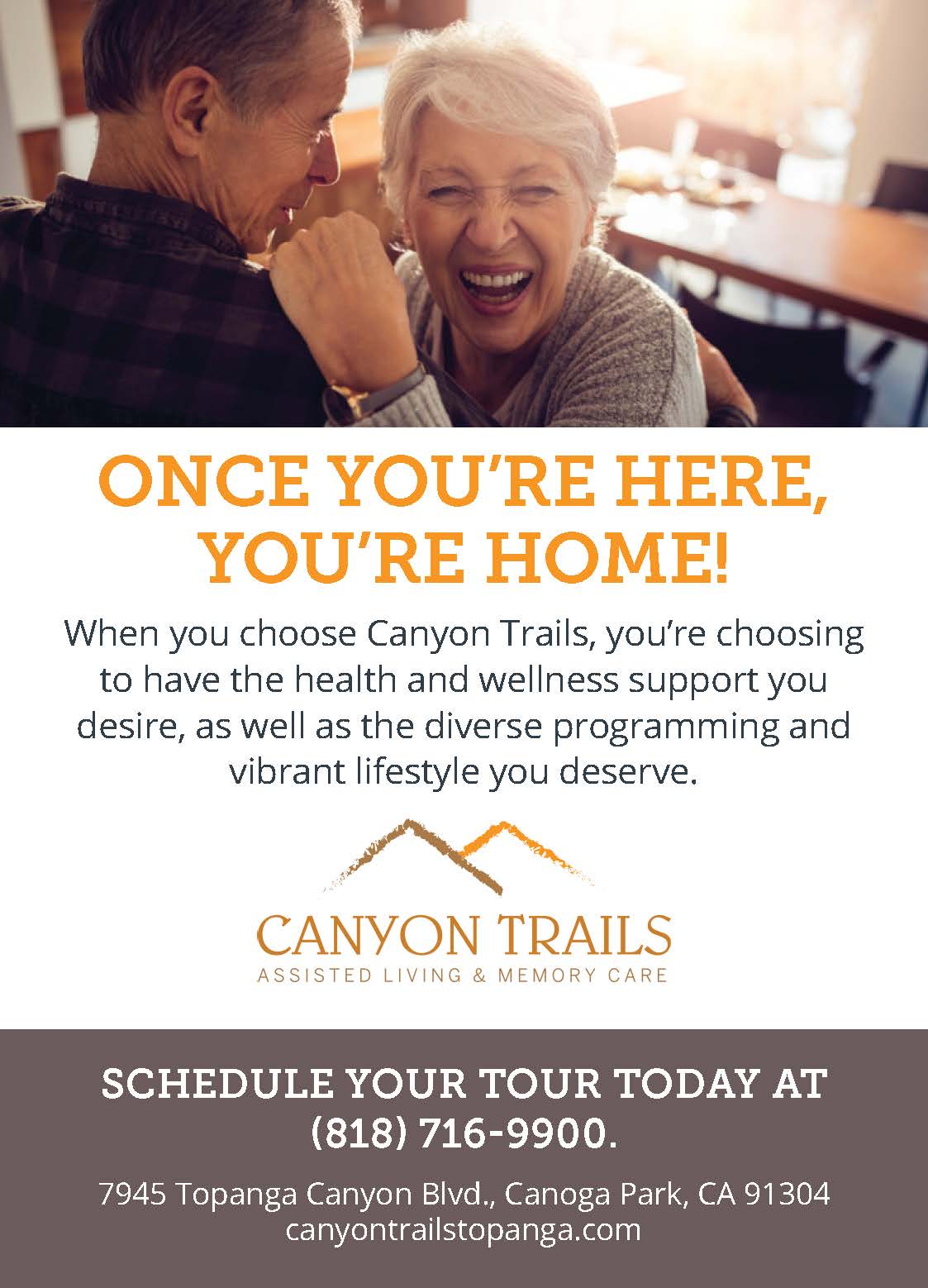 Canyon Trails You're Here You're home ad