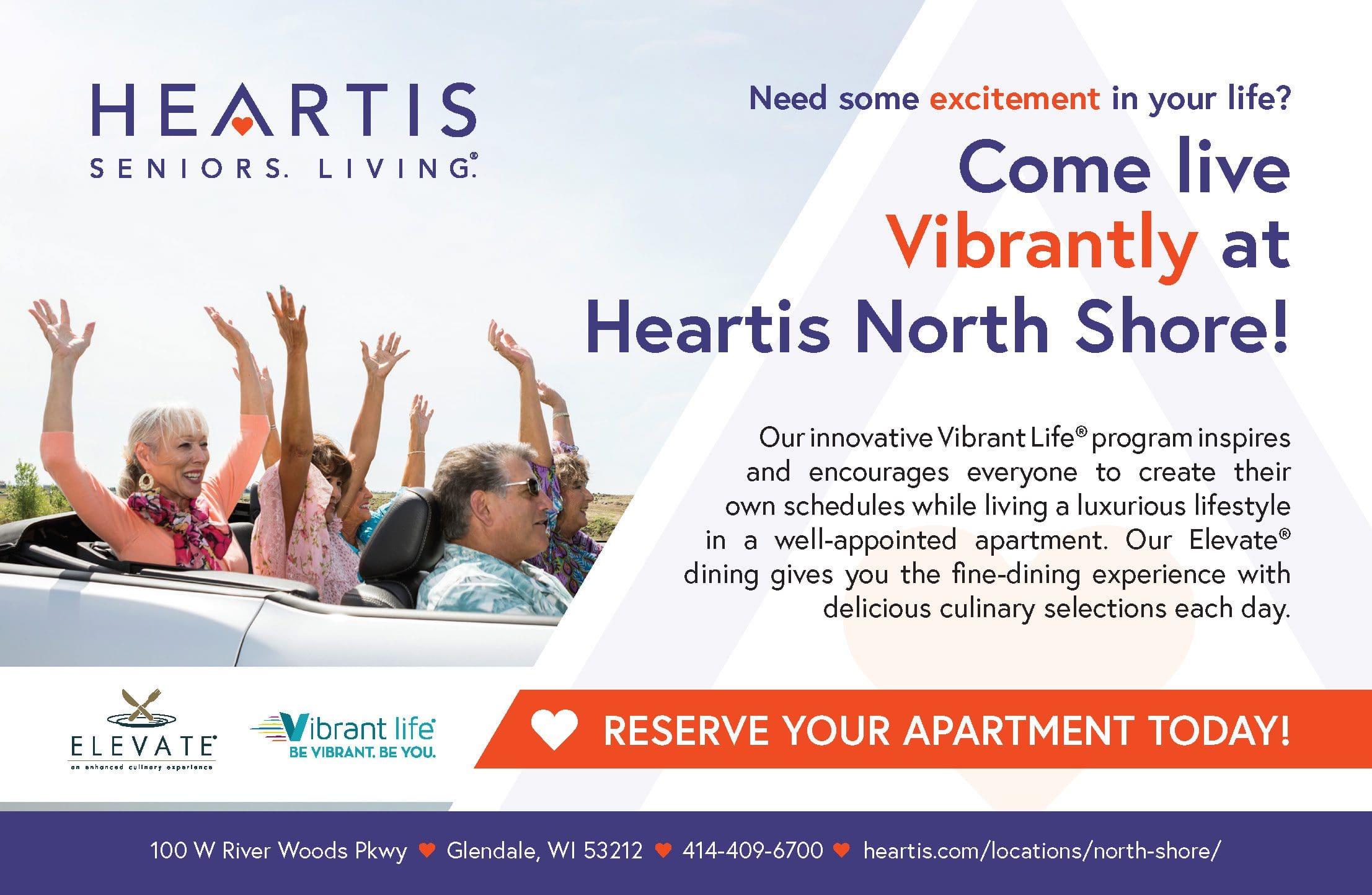 Heartis North Shore Vibrant Life ad