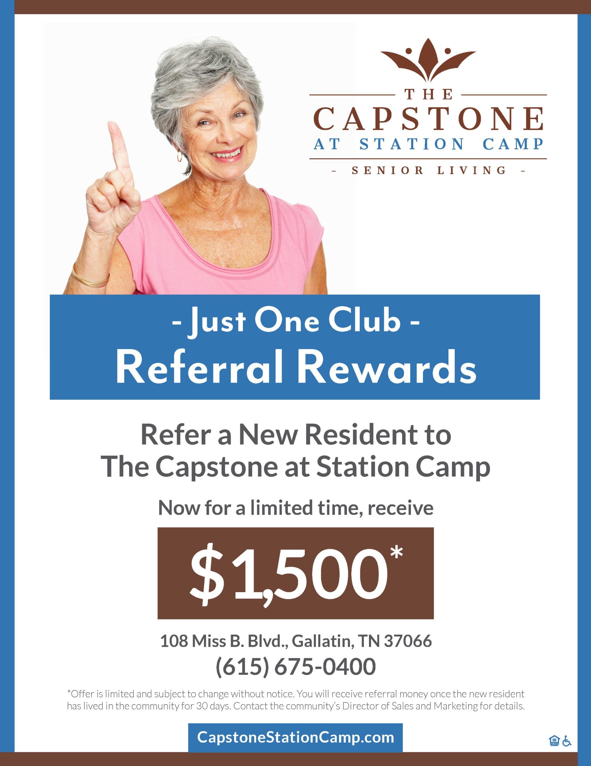 Capstone at Station Camp Just One Club flyer