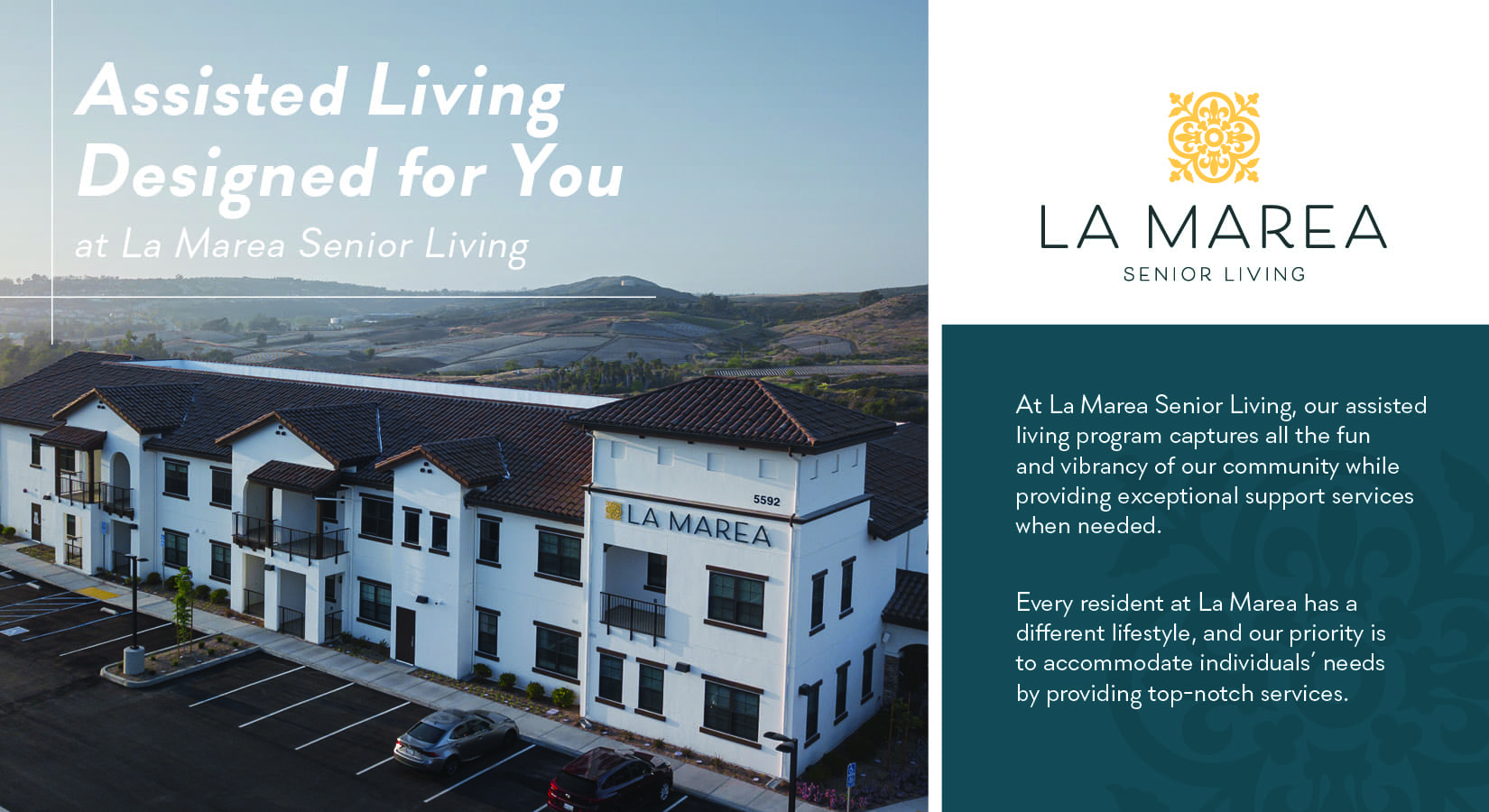 La Marea assisted living postcard