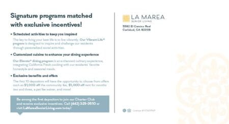 La Marea now open postcard version 1