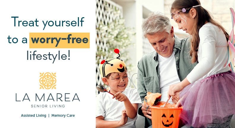 La Marea worry free postcard