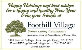 Foothill Village holiday ad