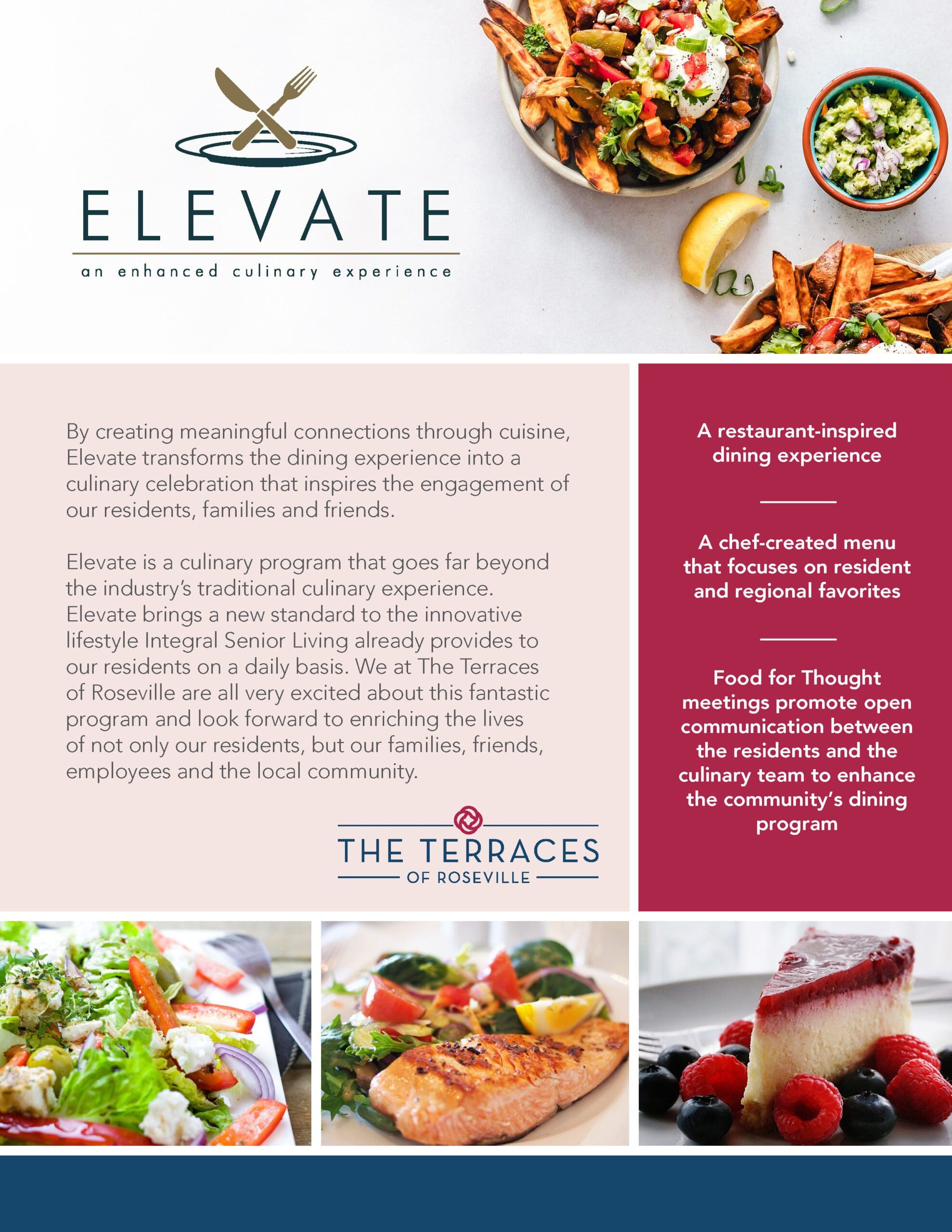 The Terraces of Roseville Elevate flyer
