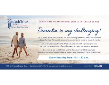 Windchime of Marin Dementia flyer