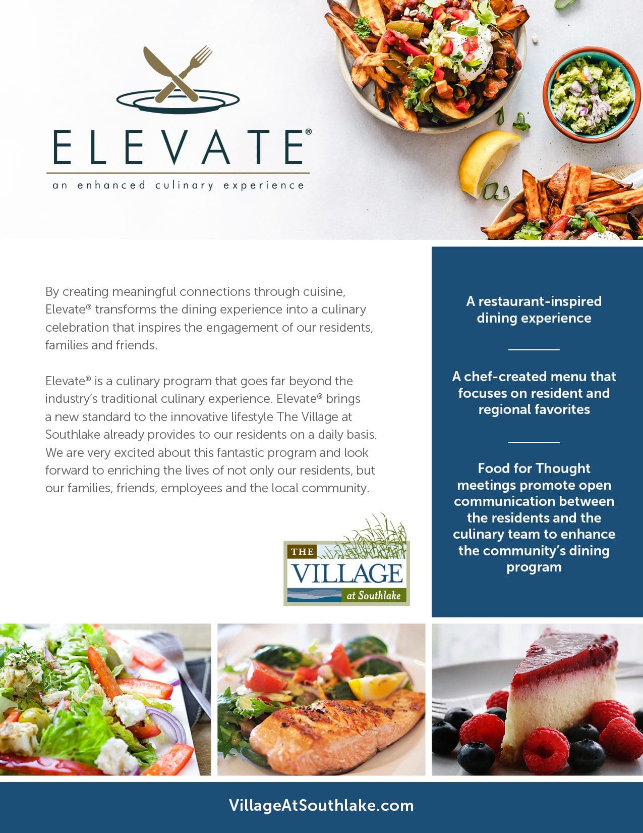 The Village at Southlake elevate flyer