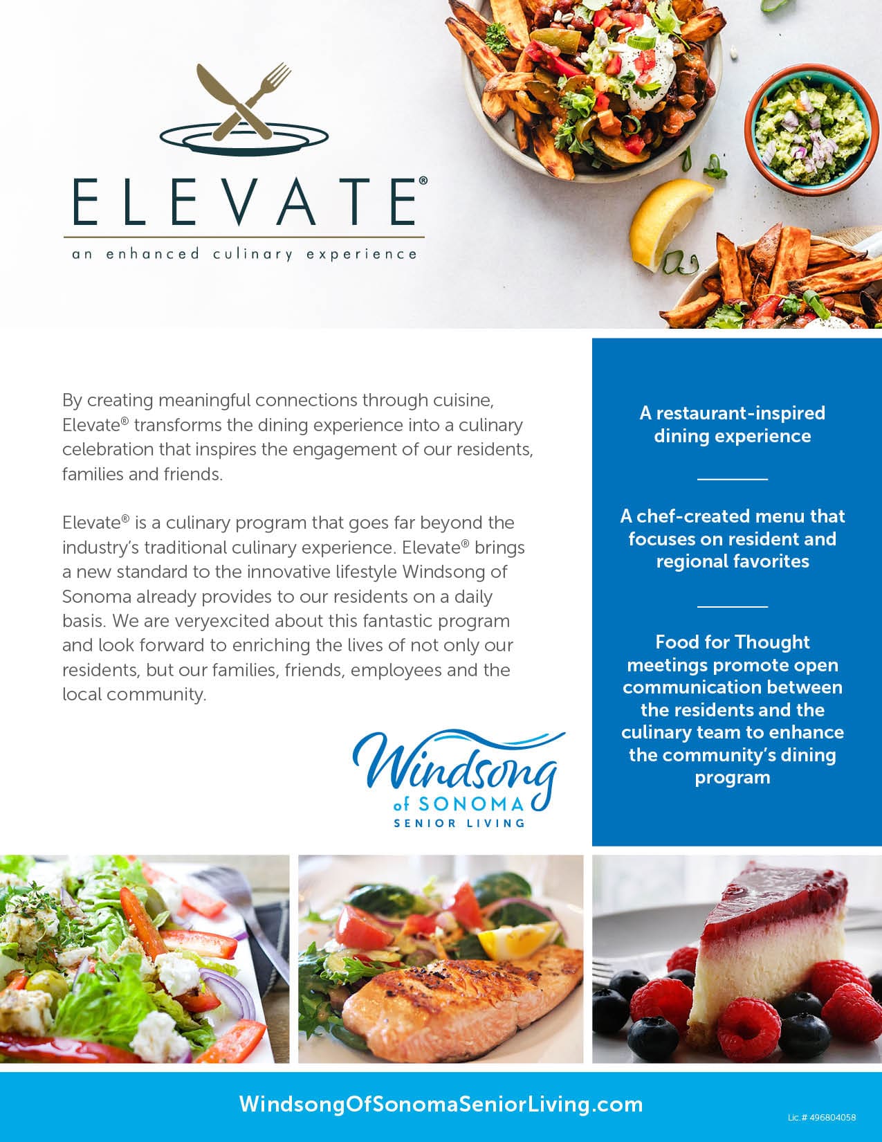 Windsong of Sonoma Elevate flyer