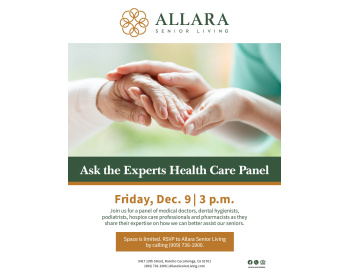 Allara health care panel flyer