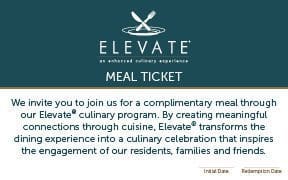 The Palms at La Quinta meal ticket