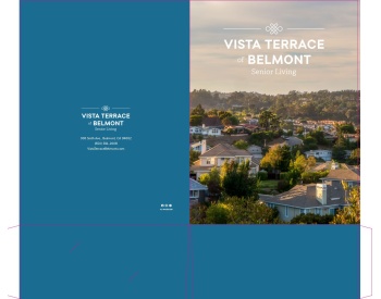 Vista Terrace of Belmont marketing folder