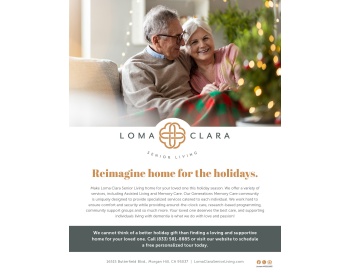Loma Clara Christmas 10x13 ad