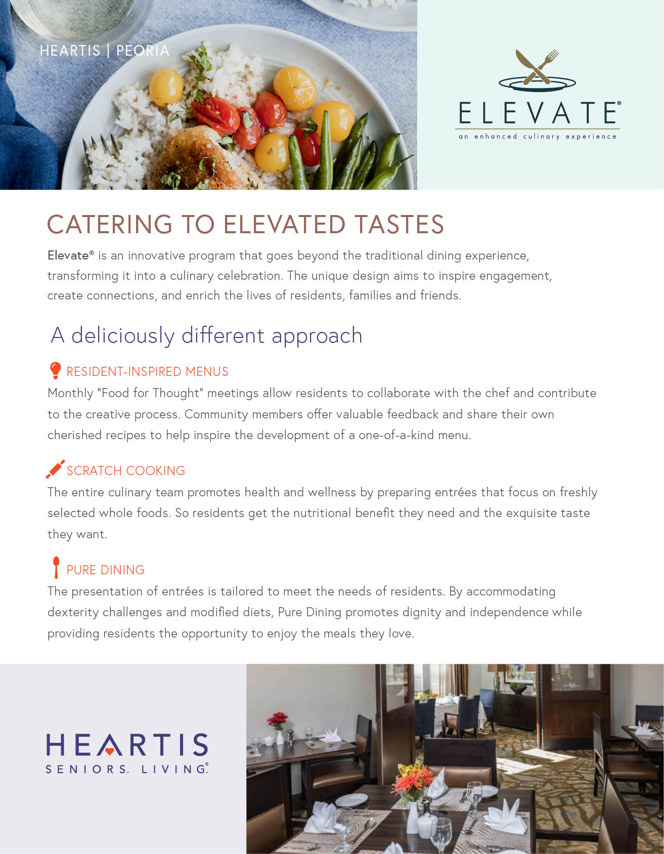 Heartis Peoria Elevate® Insert front