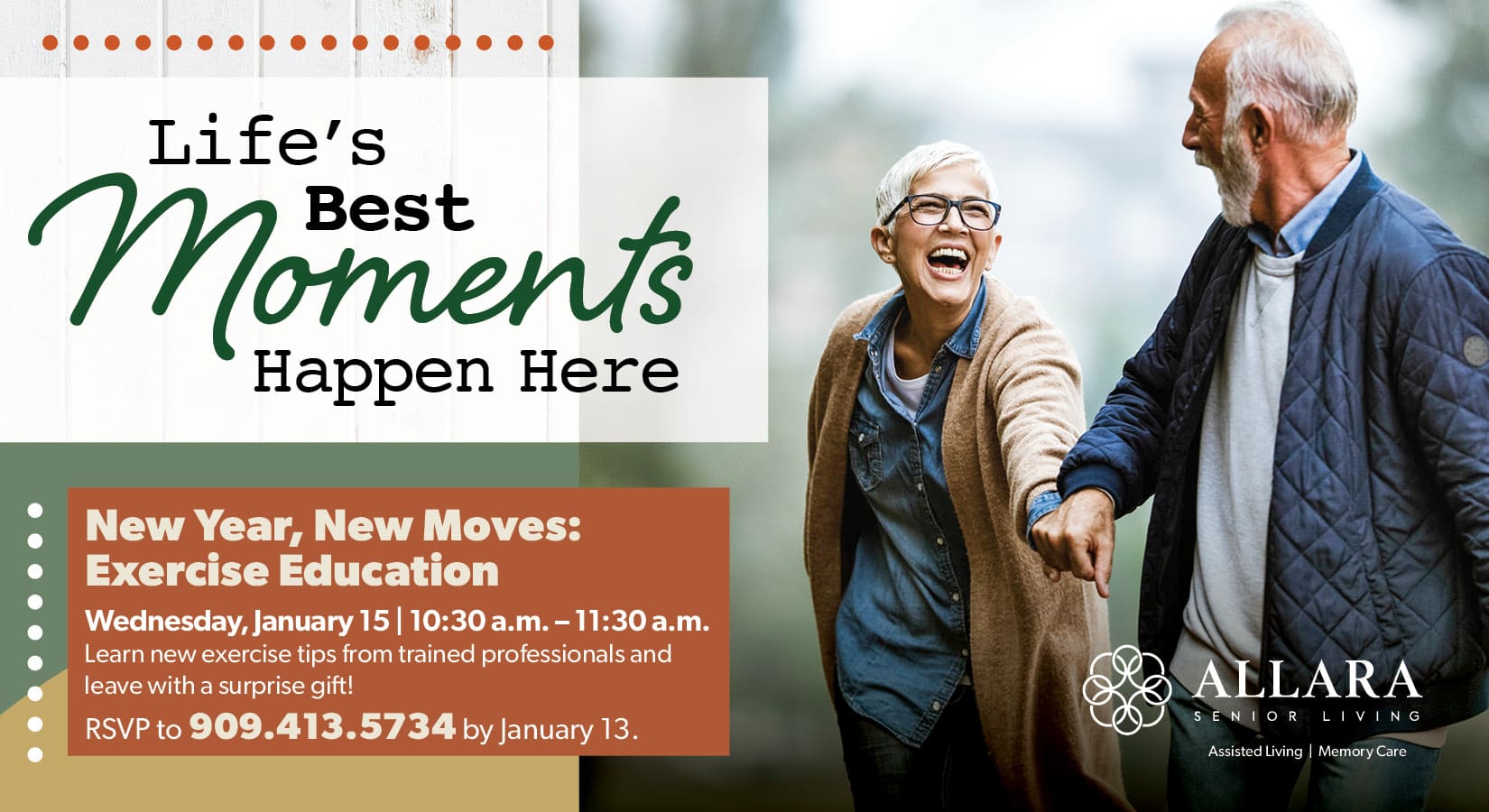 Allara Life's Best Moments postcard front
